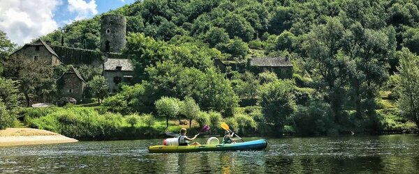 Canoé à Vieillevie